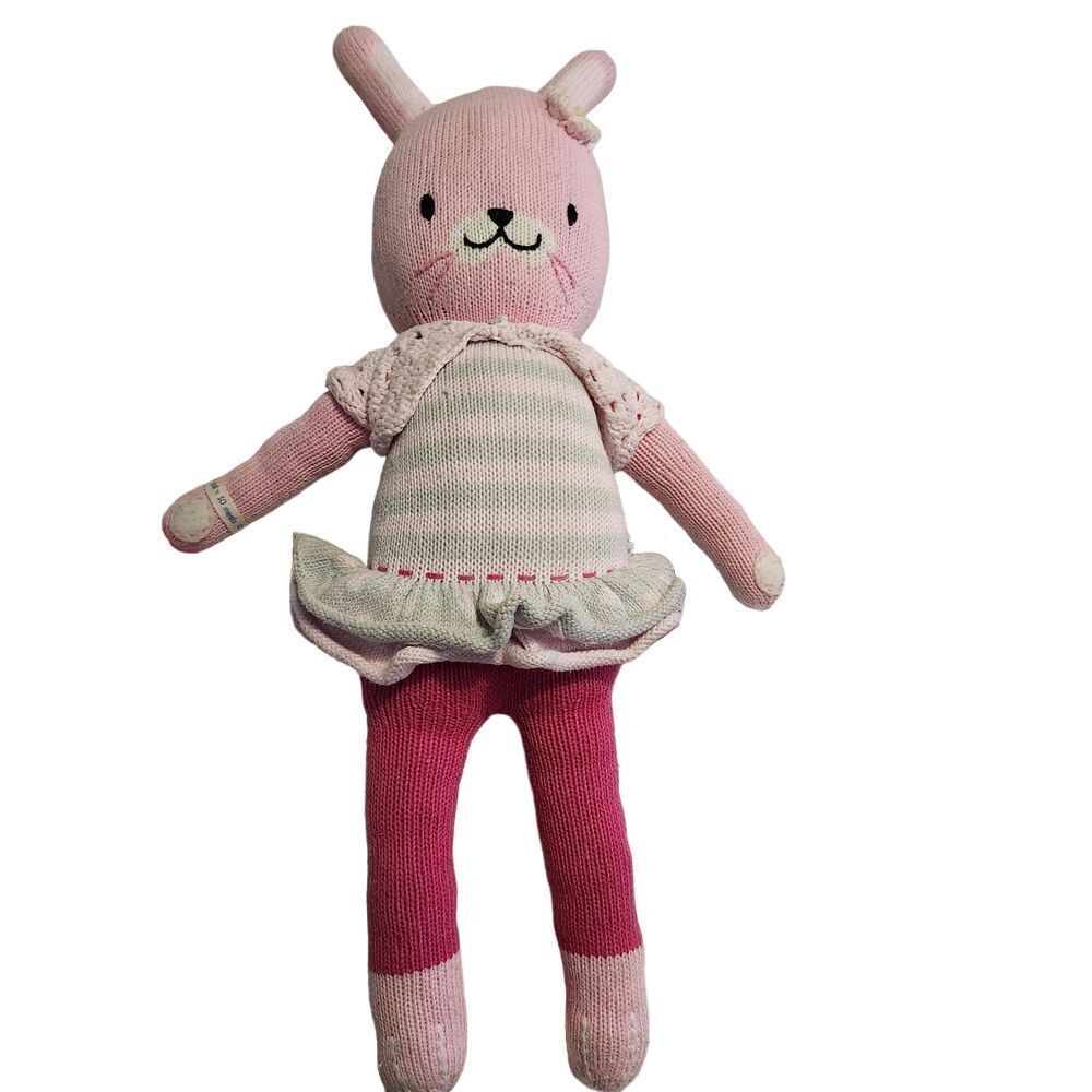 cuddle + kind Chloe The Bunny Regular 20" Hand-Knit Doll